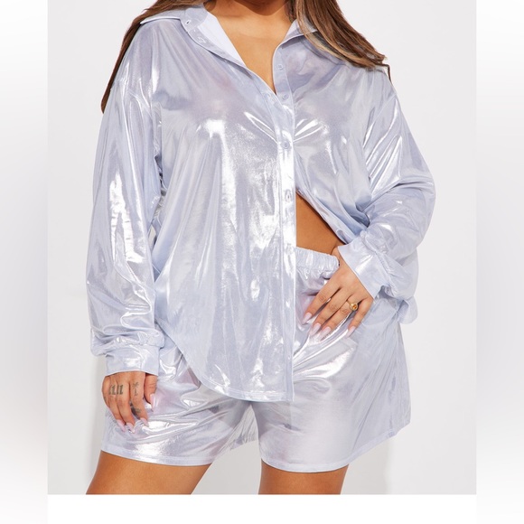 Metallic Short Set - Picture 3 of 3